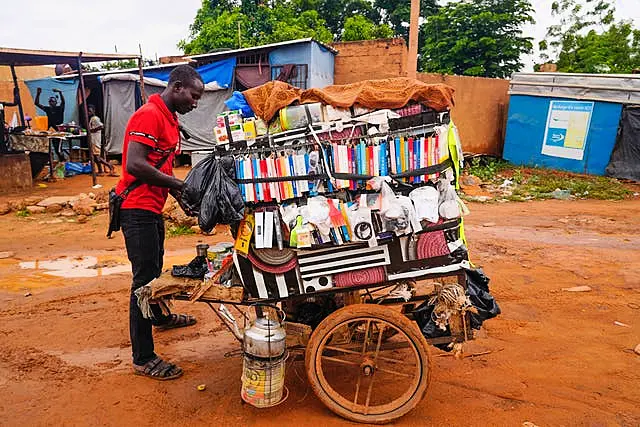 A street merchant