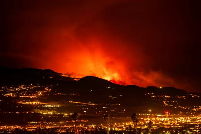 Espanha Incêndio Tenerife
