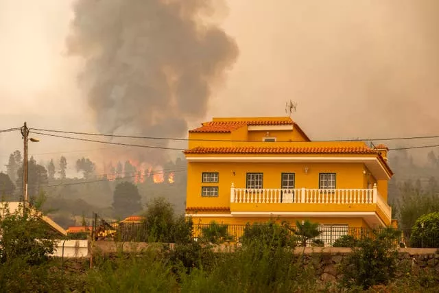 Tenerife wildfire