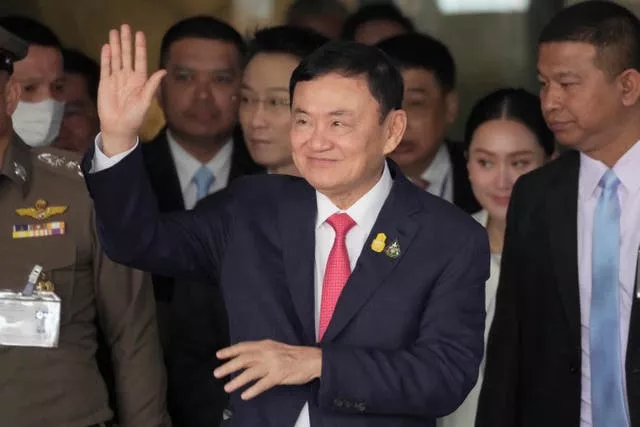 Former Prime Minister Thaksin Shinawatra