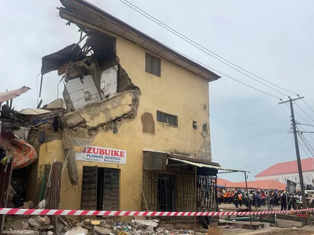 Colapso de edifício na Nigéria