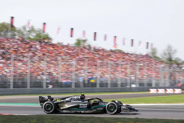 Lewis Hamilton during the Italian GP