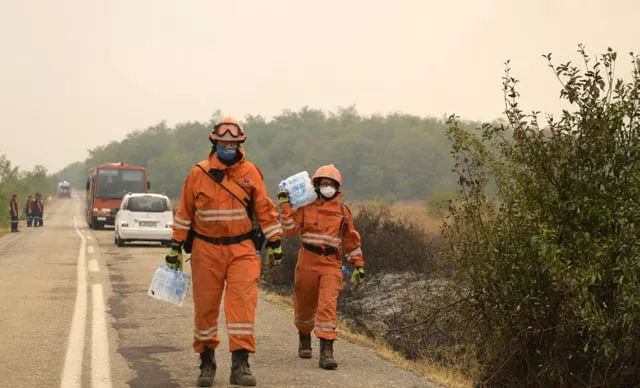 Incêndios florestais na Grécia