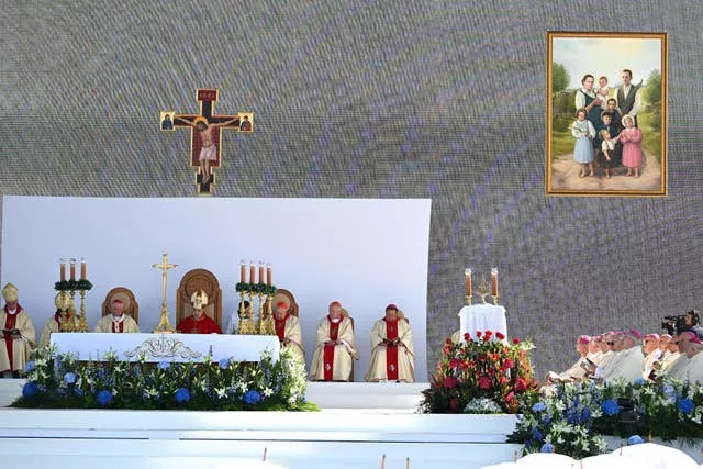 A Mass in which the Vatican beatified the Polish Ulma family 