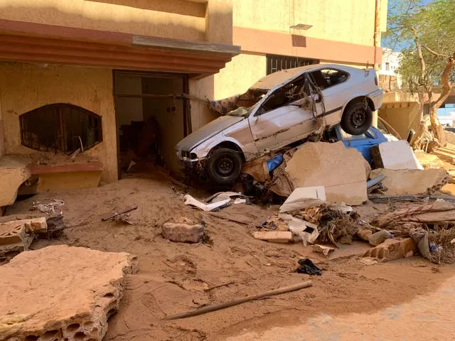 Inundações na Líbia