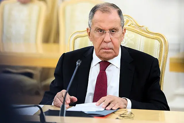 Russian Foreign Minister Sergey Lavrov