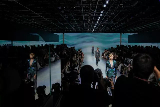 Giorgio Armani channels 'countless light vibrations' for Milan show, Armani