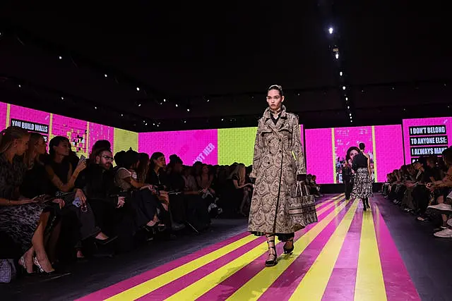 A model wears a creation for the Christian Dior Spring/Summer 2024 womenswear fashion collection presented Tuesday, Sept. 26, 2023 in Paris