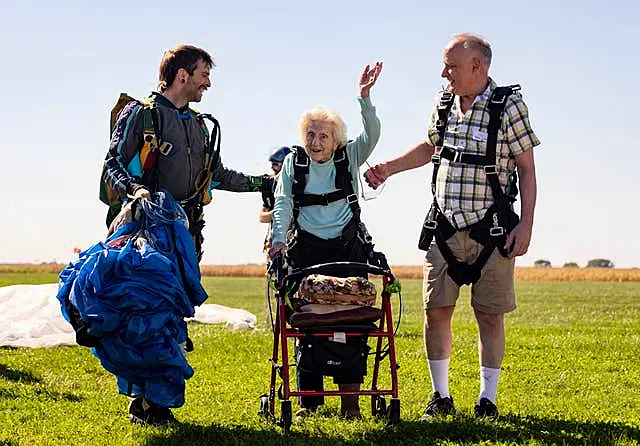 Oldest Skydiver