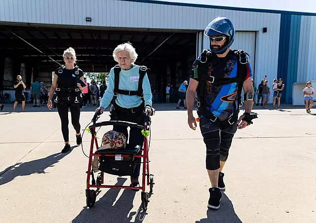 Oldest Skydiver