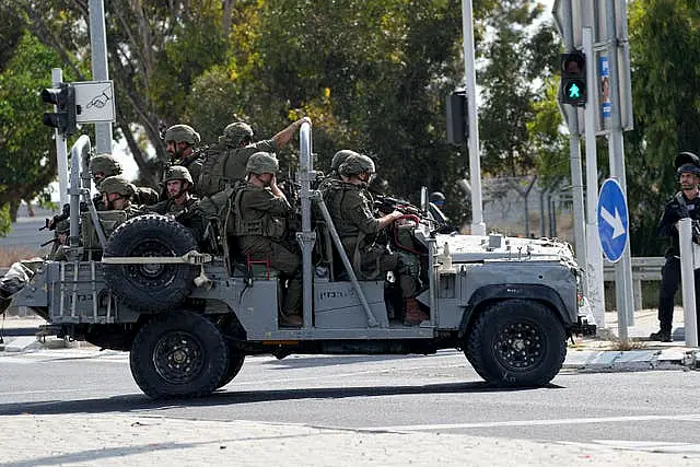 Israeli soldiers