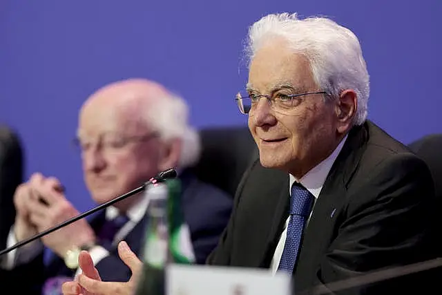 Italian President Sergio Mattarella 