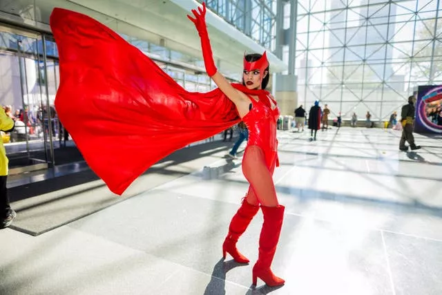 Marvel’s Scarlet Witch at the New York Comic Con 