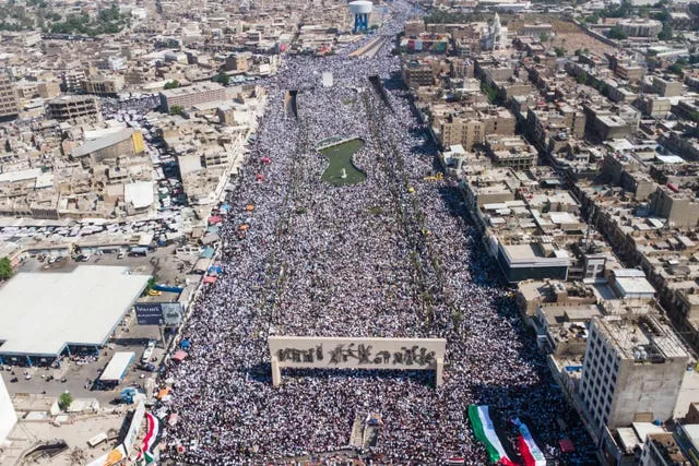 Baghdad rally