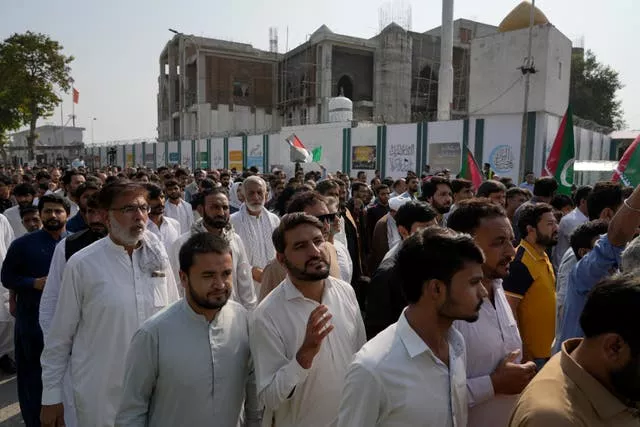 Manifestação no Paquistão