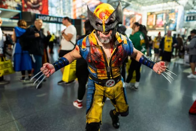 Wolverine at the New York Comic Con 