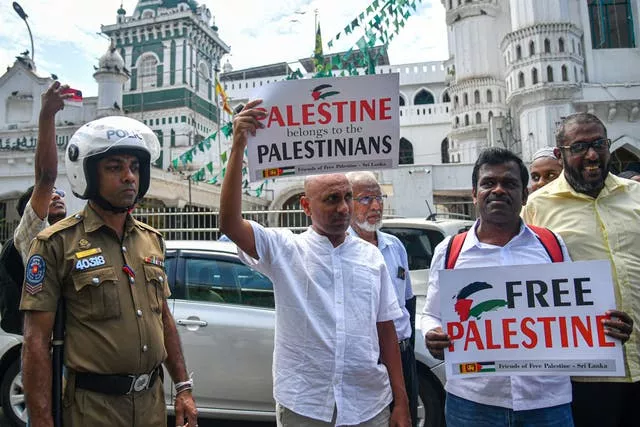 Protesto de Colombo