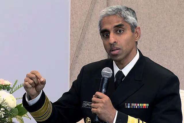 US surgeon general Vivek Murthy 