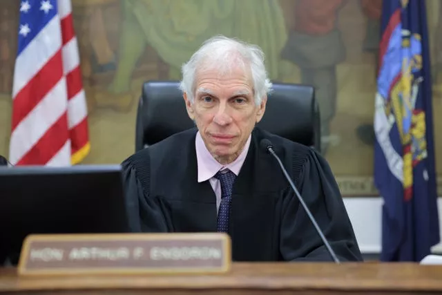 Judge Engoron in court