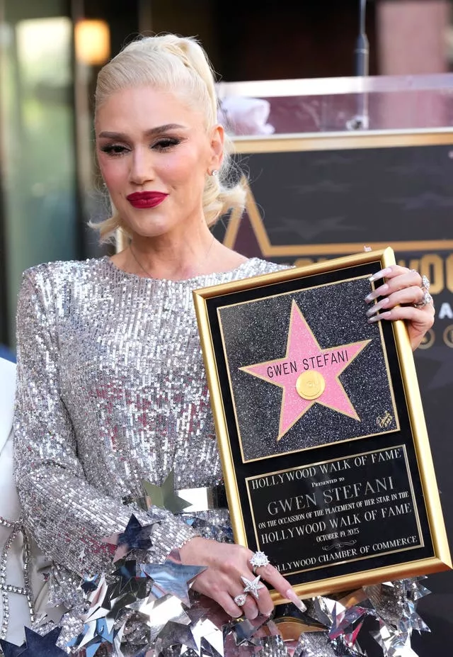 Gwen Stefani Honored With a Star on the Hollywood Walk of Fame