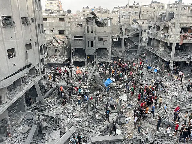 Gaza wreckage