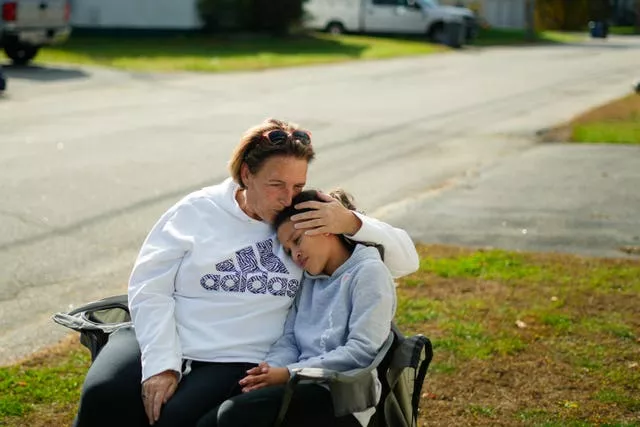 Mother and daughter who survived the shooting