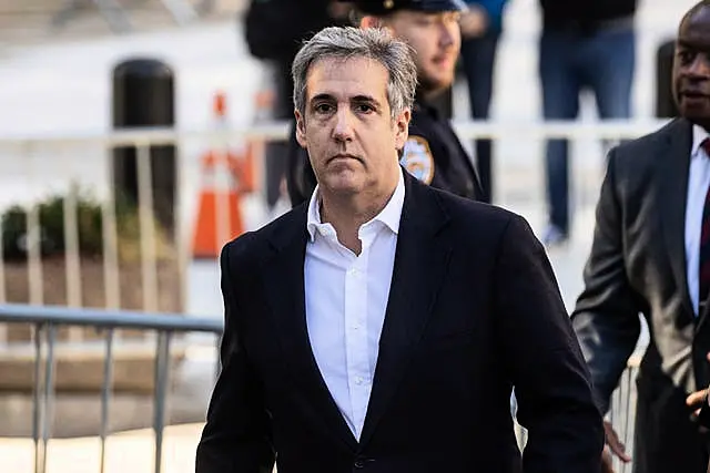 Michael Cohen has said he will refrain from commenting about Trump until after he testifies at the trial (Yuki Iwamura/AP) Trump Hush Money Who’s Who