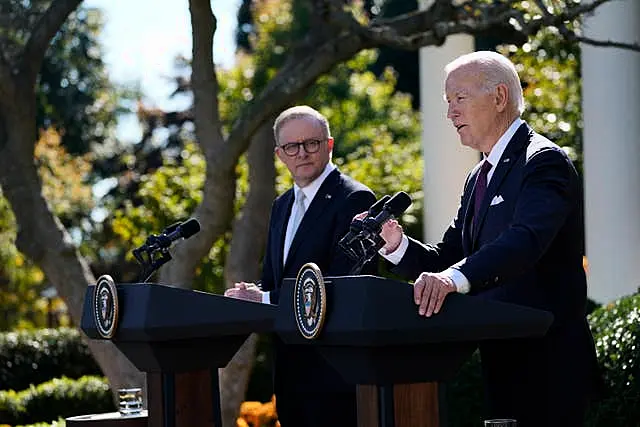 Biden Estados Unidos Austrália