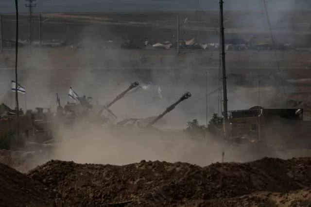Israeli artillery fires near the border with the Gaza Strip
