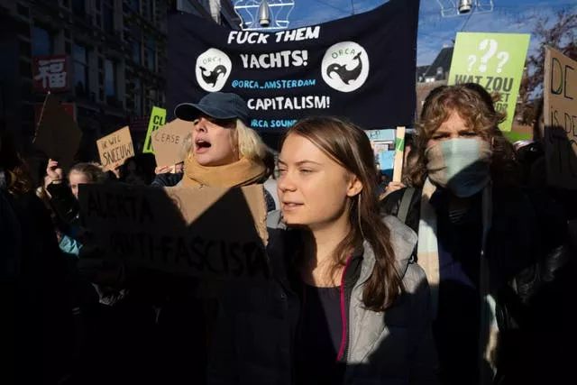 A ativista climática Greta Thunberg