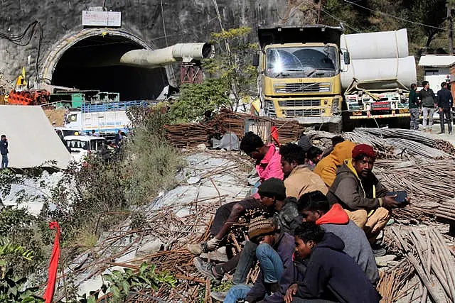 India Tunnel Collapse