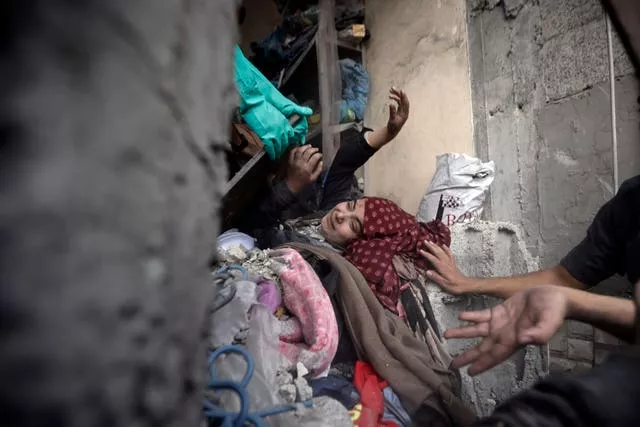 Israel Palestinos Custo Humano no Sul de Gaza