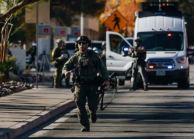 Tiro no campus da APTOPIX em Las Vegas