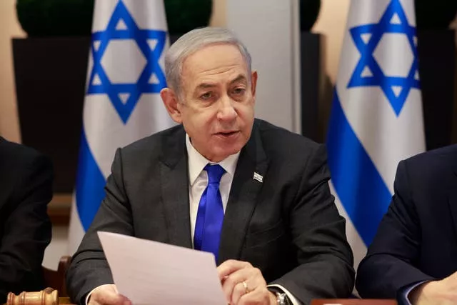 Primeiro-ministro israelense, Benjamin Netanyahu 