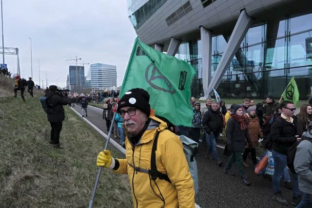 Protesto Climático na Holanda