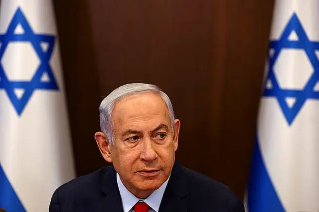 Israeli Prime Minister Benjamin Netanyahu 