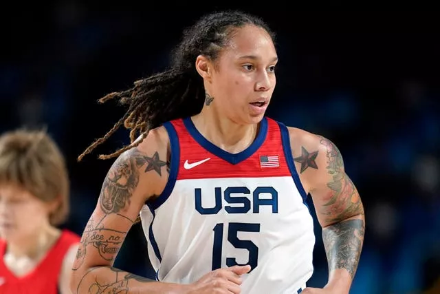 Brittney Griner playing basketball