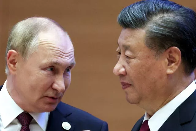 Mr Putin and Xi Jinping