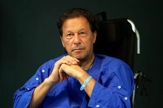Former Pakistan prime minister Imran Khan