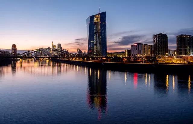 The European Central Bank in Frankfurt, Germany