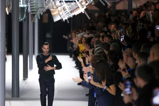 Nicolas Ghesquiere takes a bow