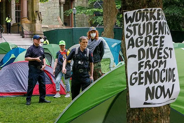 Israel Palestinians Campus Protests