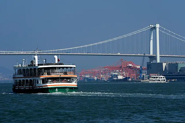 Ship in a harbour