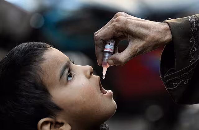 Polio drop