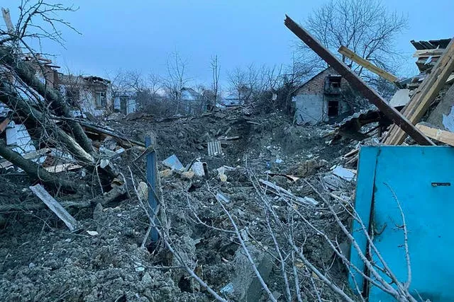 Ukraine wreckage