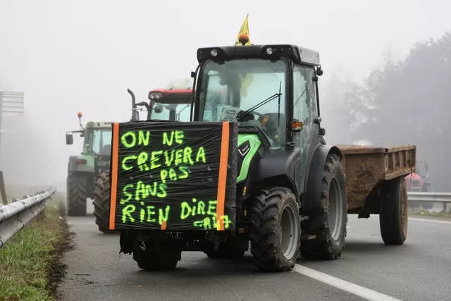 Protestos de agricultores na França