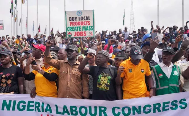 Nigeria Labor Protest