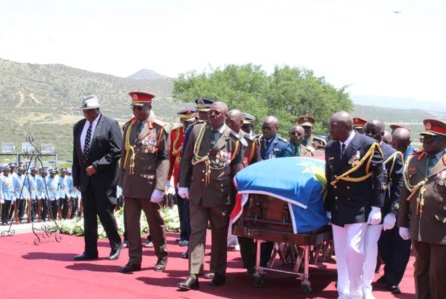 Funeral de Geingob na Namíbia