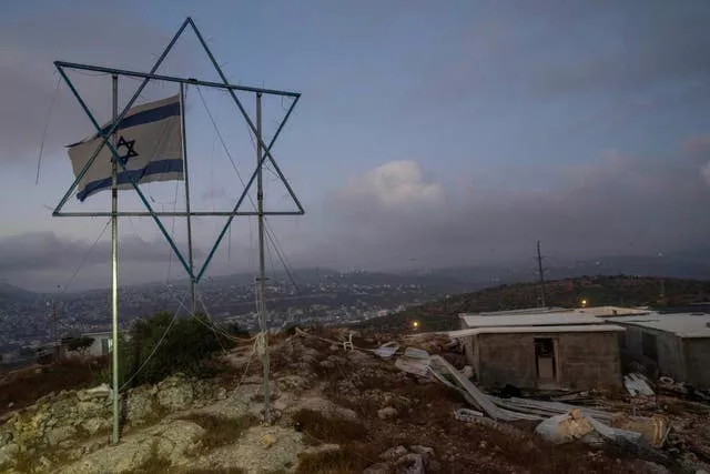 The Eviatar outpost is seen in the Israeli-occupied West Bank