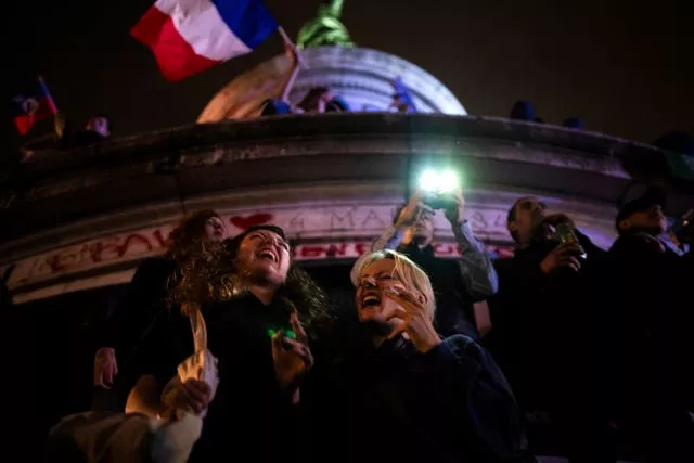 French people celebrate